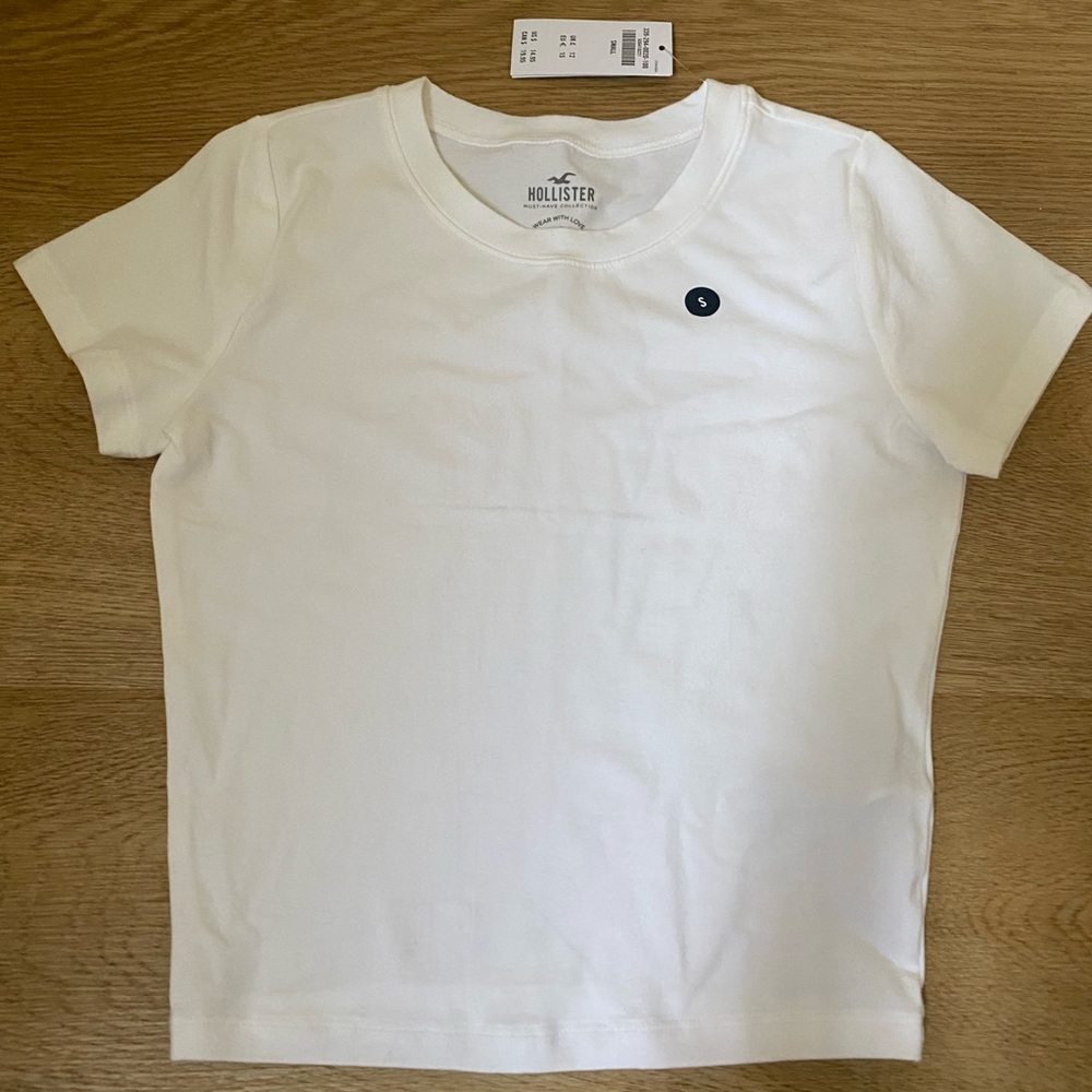Brand new Hollister baby white tee